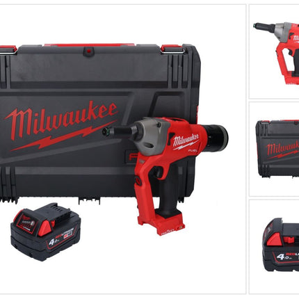 Milwaukee M18 ONEFPRT-401X nitownica akumulatorowa 18 V 20 kN bezszczotkowa + 1x akumulator 4,0 Ah + skrzynka HD - bez ładowarki