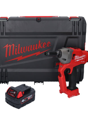 Riveteuse aveugle sur batterie Milwaukee M18 ONEFPRT-401X 18 V 20 kN sans balais + 1x batterie 4,0 Ah + boîtier HD - sans chargeur