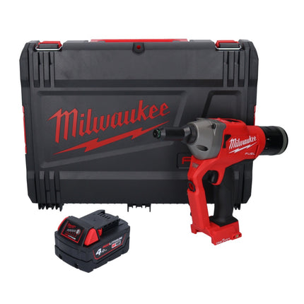 Milwaukee M18 ONEFPRT-401X nitownica akumulatorowa 18 V 20 kN bezszczotkowa + 1x akumulator 4,0 Ah + skrzynka HD - bez ładowarki