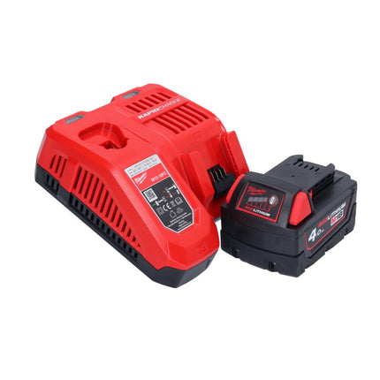Milwaukee M18 ONEFPRT-401X nitownica akumulatorowa 18 V 20 kN bezszczotkowa + 1x akumulator 4,0 Ah + ładowarka + skrzynka HD
