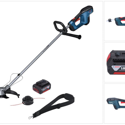 Bosch GFR 18V-23 Profesjonalna podkaszarka akumulatorowa 18 V 230 mm bezszczotkowa + 1x akumulator 4,0 Ah - bez ładowarki