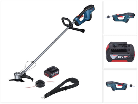 Bosch GFR 18V-23 Professional Akku Freischneider 18 V 230 mm Brushless + 1x Akku 4,0 Ah - ohne Ladegerät