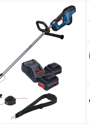 Bosch GFR 18V-23 Desbrozadora de batería profesional 18 V 230 mm sin escobillas + 2x batería ProCORE 8,0 Ah + cargador