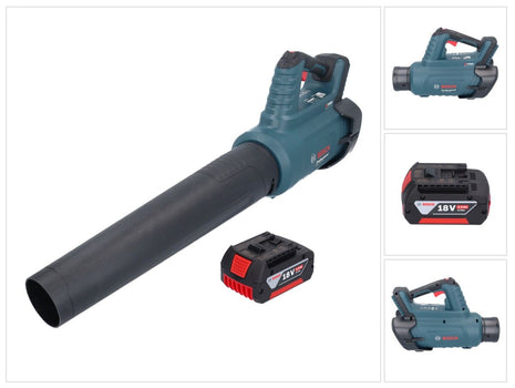 Bosch GBL 18V-750 Profesjonalna dmuchawa akumulatorowa 18 V BITURBO Brushless + 1x akumulator 5,0 Ah - bez ładowarki