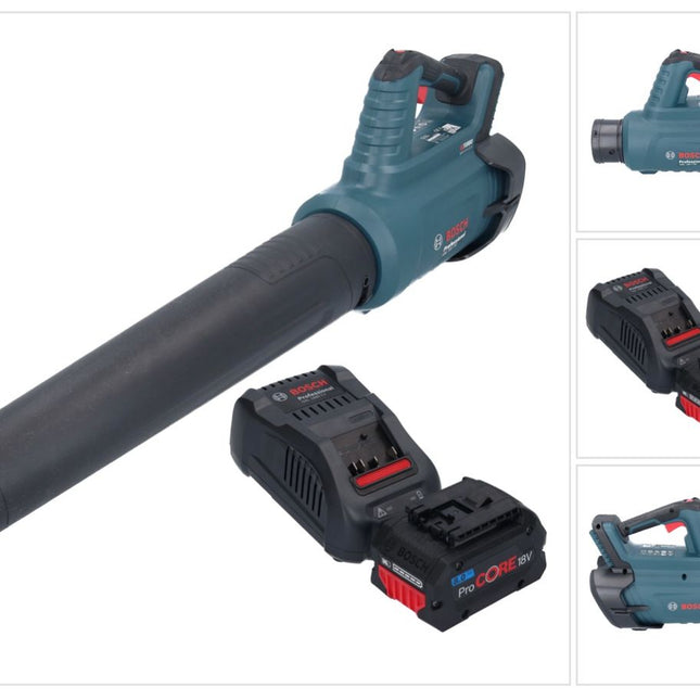 Bosch GBL 18V-750 Profesjonalna dmuchawa akumulatorowa 18 V BITURBO Brushless + 1x akumulator ProCORE 8,0 Ah + ładowarka