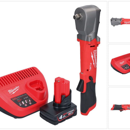 Milwaukee M12 FRAIWF12-401 akumulatorowy klucz udarowy 12 V 1/2" 270 Nm bezszczotkowy + 1x akumulator 4,0 Ah + ładowarka