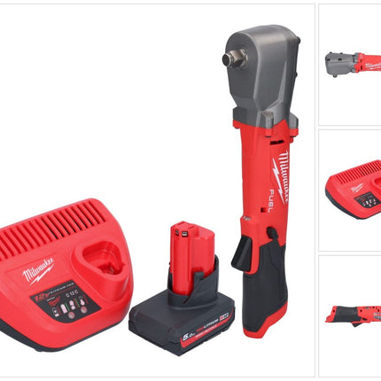 Milwaukee M12 FRAIWF12-501 akumulatorowy klucz udarowy 12 V 1/2" 270 Nm bezszczotkowy + 1x akumulator 5,0 Ah + ładowarka