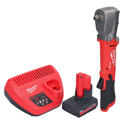 Milwaukee M12 FRAIWF12-501 akumulatorowy klucz udarowy 12 V 1/2" 270 Nm bezszczotkowy + 1x akumulator 5,0 Ah + ładowarka