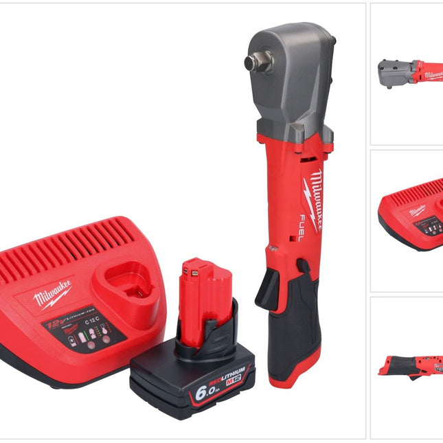 Milwaukee M12 FRAIWF12-601 akumulatorowy klucz udarowy 12 V 1/2" 270 Nm bezszczotkowy + 1x akumulator 6,0 Ah + ładowarka