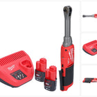 Milwaukee M12 FHIR14LR-202 akumulatorowa grzechotka szybkomocująca 12 V 47 Nm 1/4