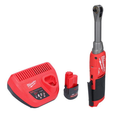 Milwaukee M12 FHIR14LR-251 akumulatorowa grzechotka szybkomocująca 12 V 47 Nm 1/4" bezszczotkowa + 1x akumulator 2,5 Ah + ładowarka