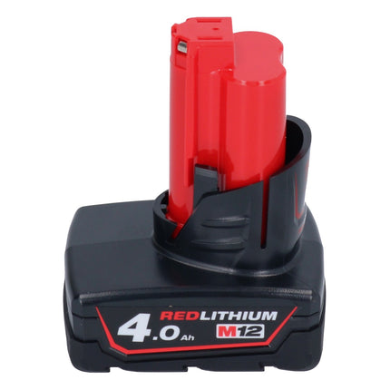 Milwaukee M12 FHIR14LR-401 akumulatorowa grzechotka szybkomocująca 12 V 47 Nm 1/4" bezszczotkowa + 1x akumulator 4,0 Ah - bez ładowarki