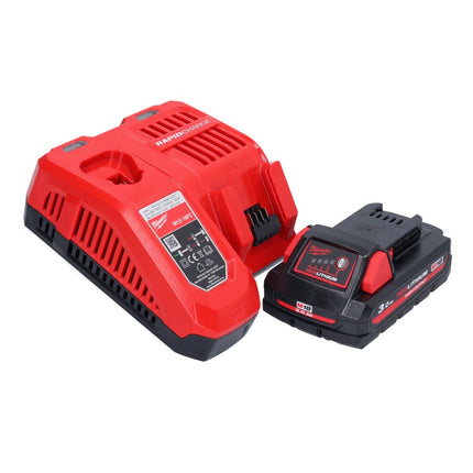 Milwaukee M18 ONEFHIWF1-301X akumulatorowy klucz udarowy 18 V 2033 Nm 1″ bezszczotkowy + 1x akumulator 3,0 Ah + ładowarka + pudełko HD