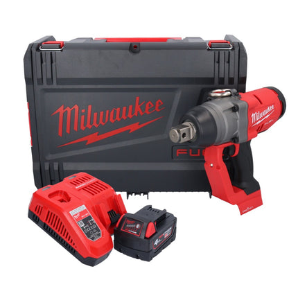 Milwaukee M18 ONEFHIWF1-401X akumulatorowy klucz udarowy 18 V 2033 Nm 1″ bezszczotkowy + 1x akumulator 4,0 Ah + ładowarka + pudełko HD