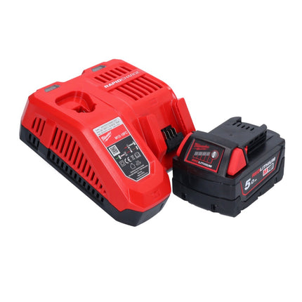 Milwaukee M18 ONEFHIWF1-501X akumulatorowy klucz udarowy 18 V 2033 Nm 1″ bezszczotkowy + 1x akumulator 5,0 Ah + ładowarka + pudełko HD