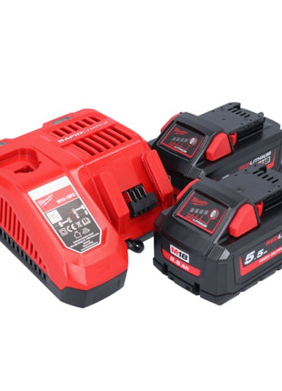 Milwaukee M18 ONEFHIWF1-552X Akumulatorowy klucz udarowy 18 V 2033 Nm 1″ bezszczotkowy + 2x akumulator 5,5 Ah + ładowarka + pudełko HD