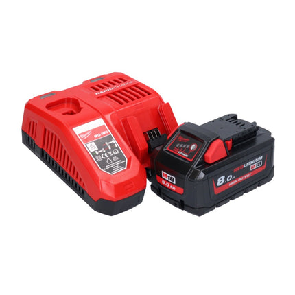 Milwaukee M18 ONEFHIWF1-801X akumulatorowy klucz udarowy 18 V 2033 Nm 1″ bezszczotkowy + 1x akumulator 8,0 Ah + ładowarka + pudełko HD
