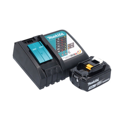 Makita DBO 381 RF1U Akumulatorowa szlifierka oscylacyjna 18 V 93 x 185 mm bezszczotkowa + 1x akumulator 3,0 Ah + ładowarka