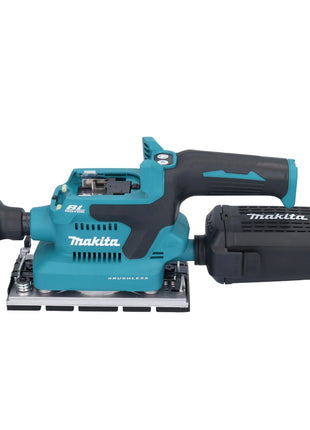 Makita DBO 381 RM1U Ponceuse vibrante sans fil 18 V 93 x 185 mm Brushless + 1x batterie 4,0 Ah + chargeur