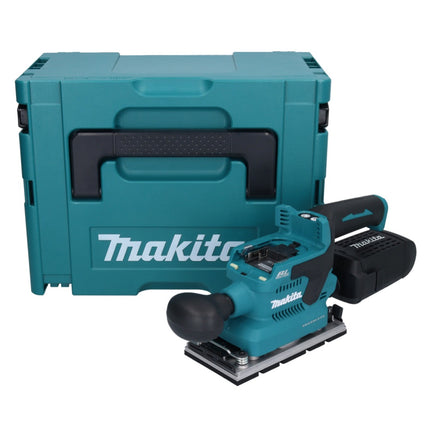 Makita DBO 381 ZJU Akumulatorowa szlifierka oscylacyjna 18 V 93 x 185 mm bezszczotkowa + Makpac - bez akumulatora, bez ładowarki