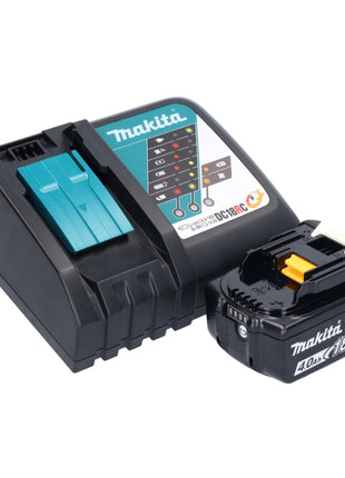 Makita DBO 381 RM1JU Ponceuse vibrante sans fil 18 V 93 x 185 mm Brushless + 1x batterie 4,0 Ah + chargeur + Makpac