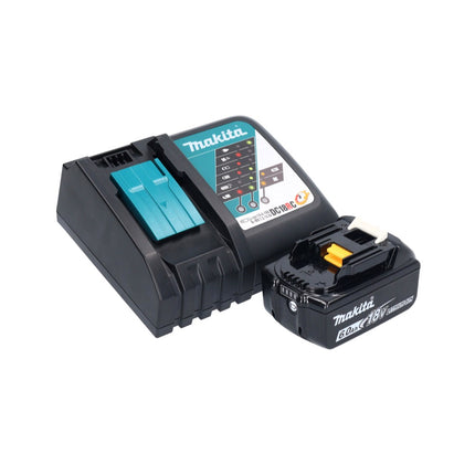 Makita DBO 381 RG1JU Akumulatorowa szlifierka oscylacyjna 18 V 93 x 185 mm bezszczotkowa + 1x akumulator 6,0 Ah + ładowarka + Makpac