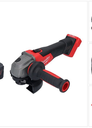 Milwaukee M18 FSAG125X-501 Akku Winkelschleifer 18 V 125 mm Brushless + 1x Akku 5,0 Ah - ohne Ladegerät