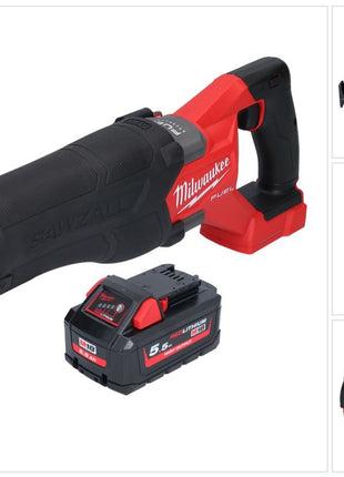 Milwaukee M18 FSZ-551 Akku Recipro Säbelsäge 18 V Brushless + 1x Akku 5,5 Ah - ohne Ladegerät