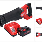 Milwaukee M18 FSZ-801 akumulatorowa pilarka szablasta 18 V bezszczotkowa + 1x akumulator 8,0 Ah + ładowarka