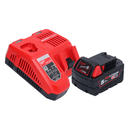 Milwaukee M18 FPD3-501 akumulatorowa wiertarko-wkrętarka udarowa 18 V 158 Nm bezszczotkowa + 1x akumulator 5,0 Ah + ładowarka