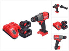 Milwaukee M18 FPD3-502 akumulatorowa wiertarko-wkrętarka udarowa 18 V 158 Nm bezszczotkowa + 2x akumulator 5,0 Ah + ładowarka