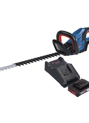 Bosch GHE 18V-60 Professional Akku Heckenschere 18 V 60 cm Brushless + 1x Akku 2,0 Ah + Ladegerät