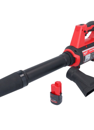 Milwaukee M12 BBL-251 Akku Gebläse 12 V + 1x Akku 2,5 Ah - ohne Ladegerät