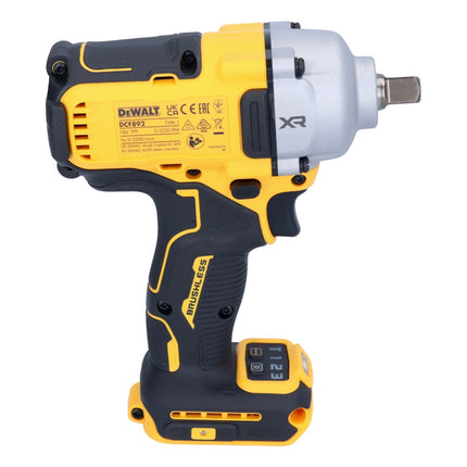 Akumulatorowy klucz udarowy DeWalt DCF 892 NT 18 V 813 Nm 1/2" bezszczotkowy + TSTAK - bez akumulatora, bez ładowarki