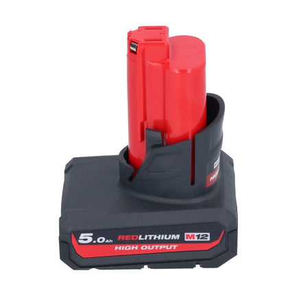 Milwaukee M12 BBL-501 akumulatorowa dmuchawa 12 V + 1x akumulator 5,0 Ah - bez ładowarki