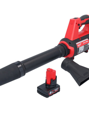 Soplador de batería Milwaukee M12 BBL-601 12 V + 1x batería 6,0 Ah - sin cargador