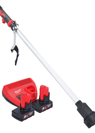 Milwaukee M12 BSWP-602 Akku Transferpumpe 12 V 34 l/min + 2x Akku 6,0 Ah + Ladegerät