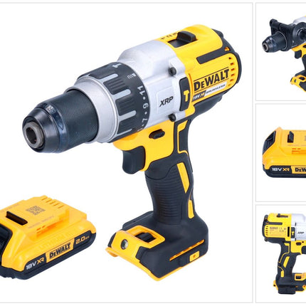 DeWalt DCD 996 N akumulatorowa wiertarko-wkrętarka udarowa 18 V 95 Nm bezszczotkowa + 1x akumulator 2,0 Ah - bez ładowarki