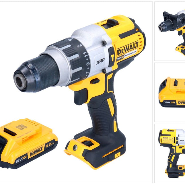 DeWalt DCD 996 N akumulatorowa wiertarko-wkrętarka udarowa 18 V 95 Nm bezszczotkowa + 1x akumulator 2,0 Ah - bez ładowarki