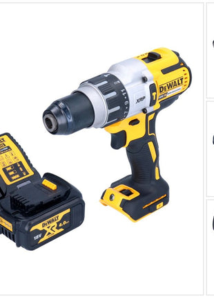 DeWalt DCD 996 M1 Akku Schlagbohrschrauber 18 V 95 Nm Brushless + 1x Akku 4,0 Ah + Ladegerät