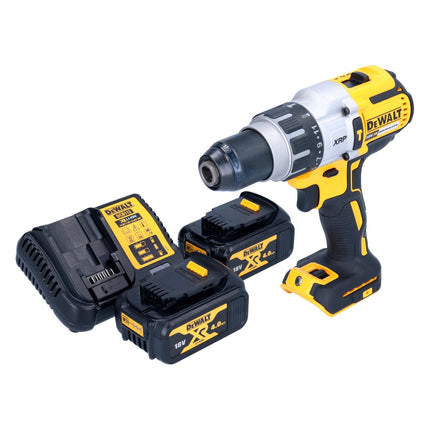 DeWalt DCD 996 M2 akumulatorowa wiertarko-wkrętarka udarowa 18 V 95 Nm bezszczotkowa + 2x akumulator 4,0 Ah + ładowarka