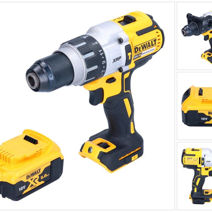 DeWalt DCD 996 N akumulatorowa wiertarko-wkrętarka udarowa 18 V 95 Nm bezszczotkowa + 1x akumulator 5,0 Ah - bez ładowarki