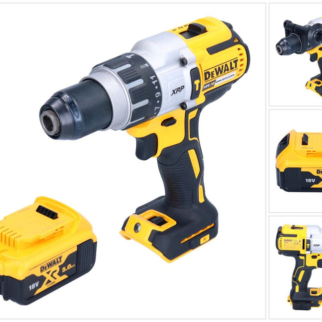 DeWalt DCD 996 N akumulatorowa wiertarko-wkrętarka udarowa 18 V 95 Nm bezszczotkowa + 1x akumulator 5,0 Ah - bez ładowarki