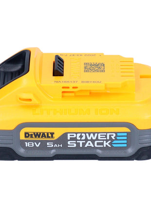 Taladro percutor inalámbrico DeWalt DCD 996 N 18 V 95 Nm sin escobillas + 1x batería Powerstack 5,0 Ah - sin cargador