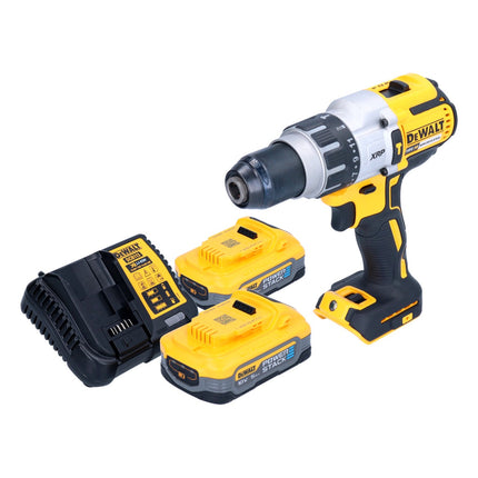 Akumulatorowa wiertarko-wkrętarka udarowa DeWalt DCD 996 H2 18 V 95 Nm bezszczotkowa + 2x akumulator Powerstack 5,0 Ah + ładowarka