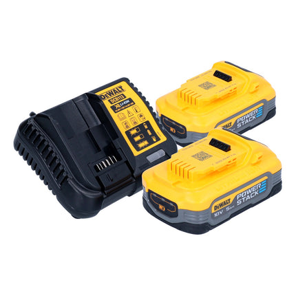Akumulatorowa wiertarko-wkrętarka udarowa DeWalt DCD 996 H2 18 V 95 Nm bezszczotkowa + 2x akumulator Powerstack 5,0 Ah + ładowarka