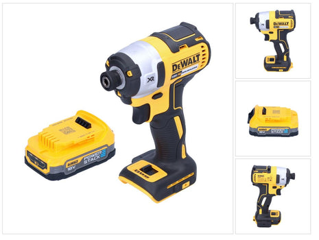 Akumulatorowy klucz udarowy DeWalt DCF 887 N 18 V 205 Nm 1/4" bezszczotkowy + 1x akumulator 1,7 Ah - bez ładowarki