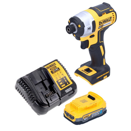 Akumulatorowy klucz udarowy DeWalt DCF 887 E1 18 V 205 Nm 1/4" bezszczotkowy + 1x akumulator 1,7 Ah + ładowarka