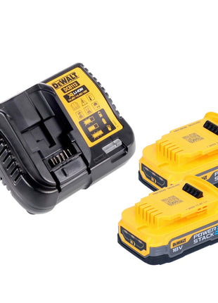 DeWalt DCF 887 E2 Clé à choc sans fil 18 V 205 Nm 1/4'' Brushless + 2x batterie 1,7 Ah + chargeur