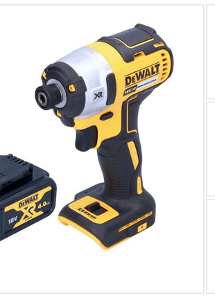 Akumulatorowy klucz udarowy DeWalt DCF 887 N 18 V 205 Nm 1/4" bezszczotkowy + 1x akumulator 4,0 Ah - bez ładowarki